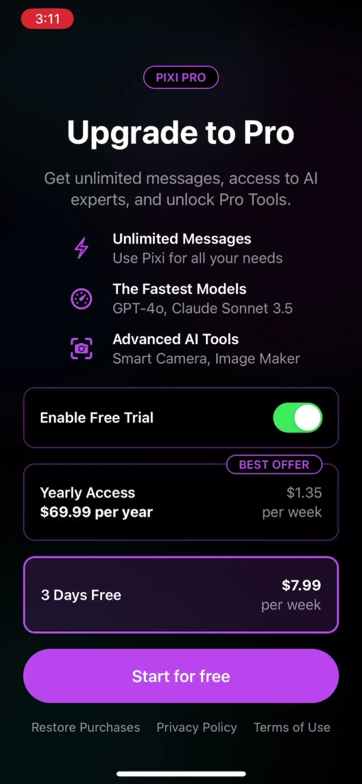 AI Chatbot: Pixi screenshot 4