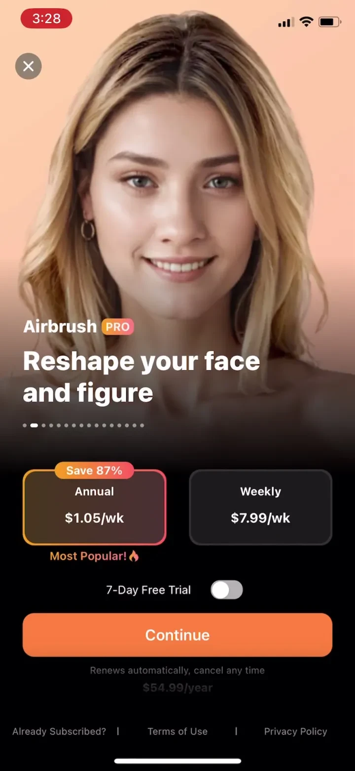 Airbrush: Face Photo Editor screenshot 3