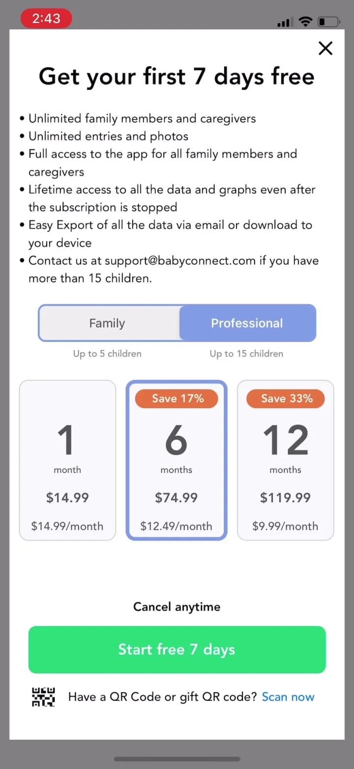 Baby Connect: Newborn Tracker screenshot 3