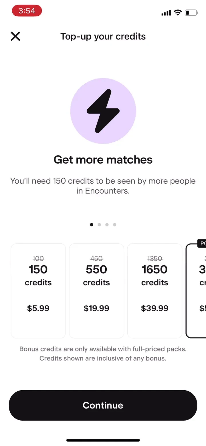 Badoo Dating: Meet New People paywall screenshot