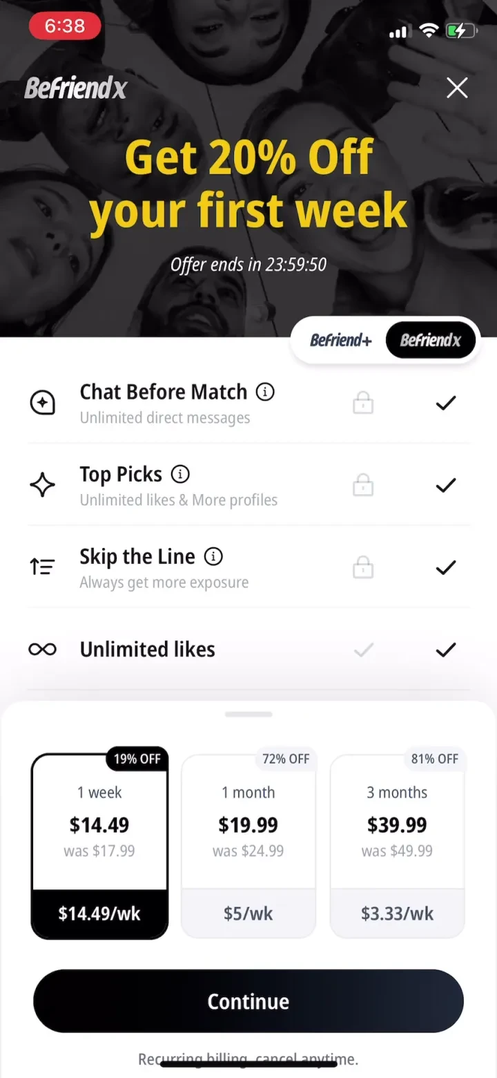 BeFriend - Make new friends screenshot 3