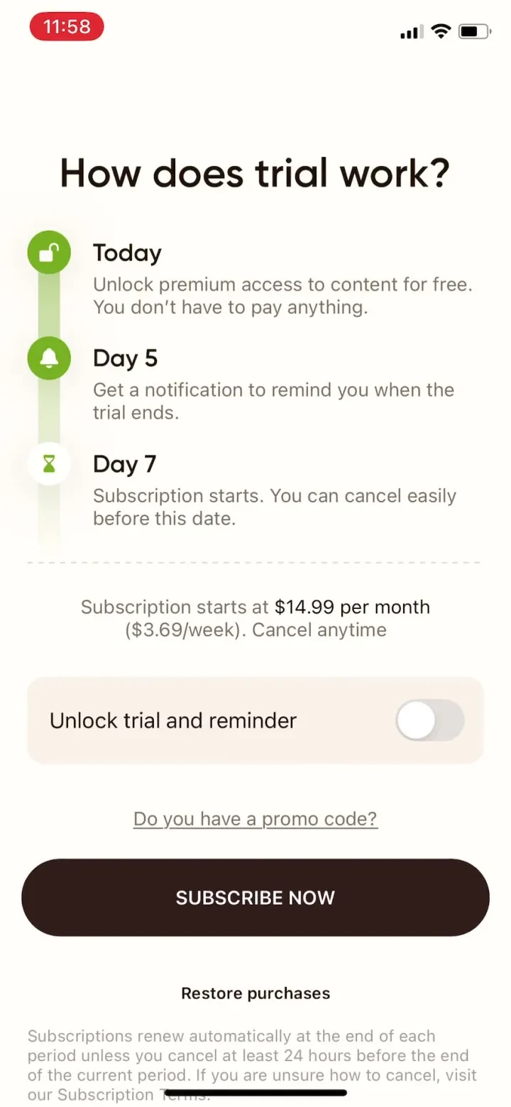BetterMe: Health Coaching paywall screenshot