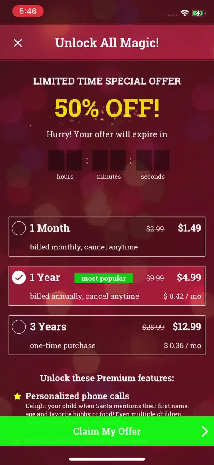 Call Santa Claus! create video screenshot 3