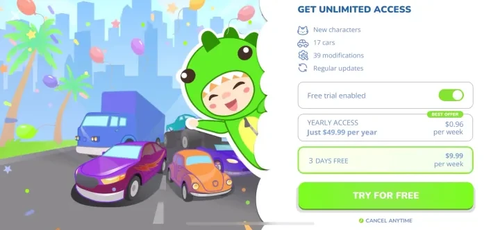 Car games for toddler and kids screenshot 3