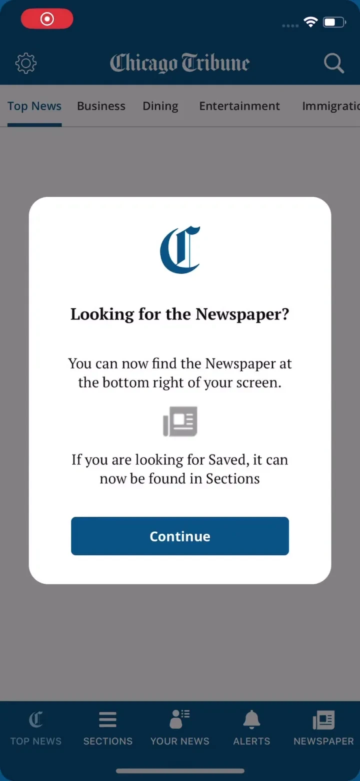 Chicago Tribune screenshot 4