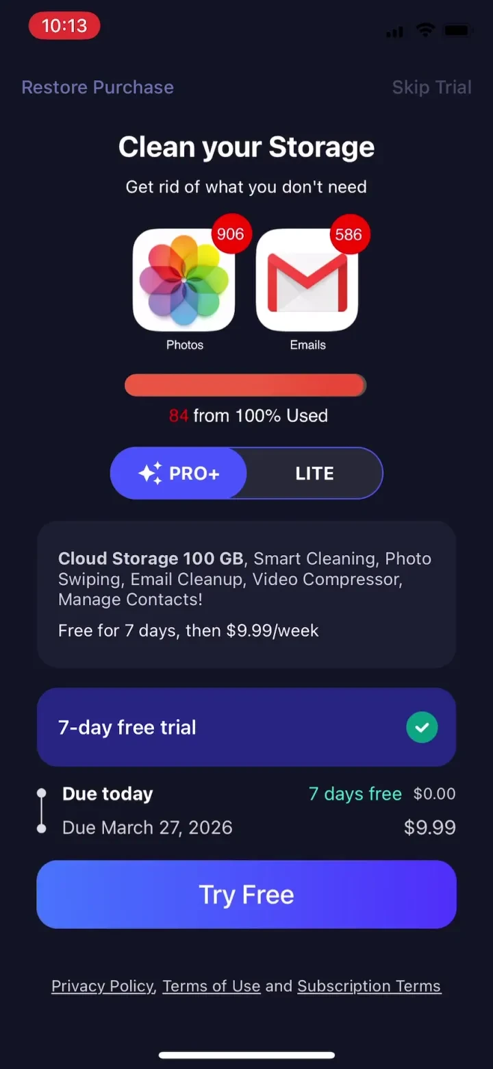 Cleaner Guru: Clean Up Storage paywall screenshot