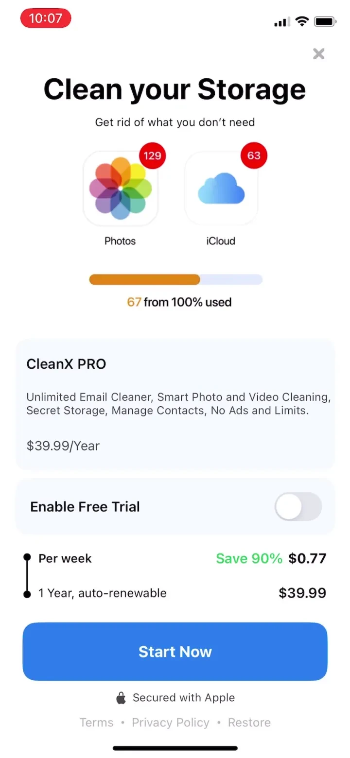 CleanX: Clean Up Storage screenshot 3