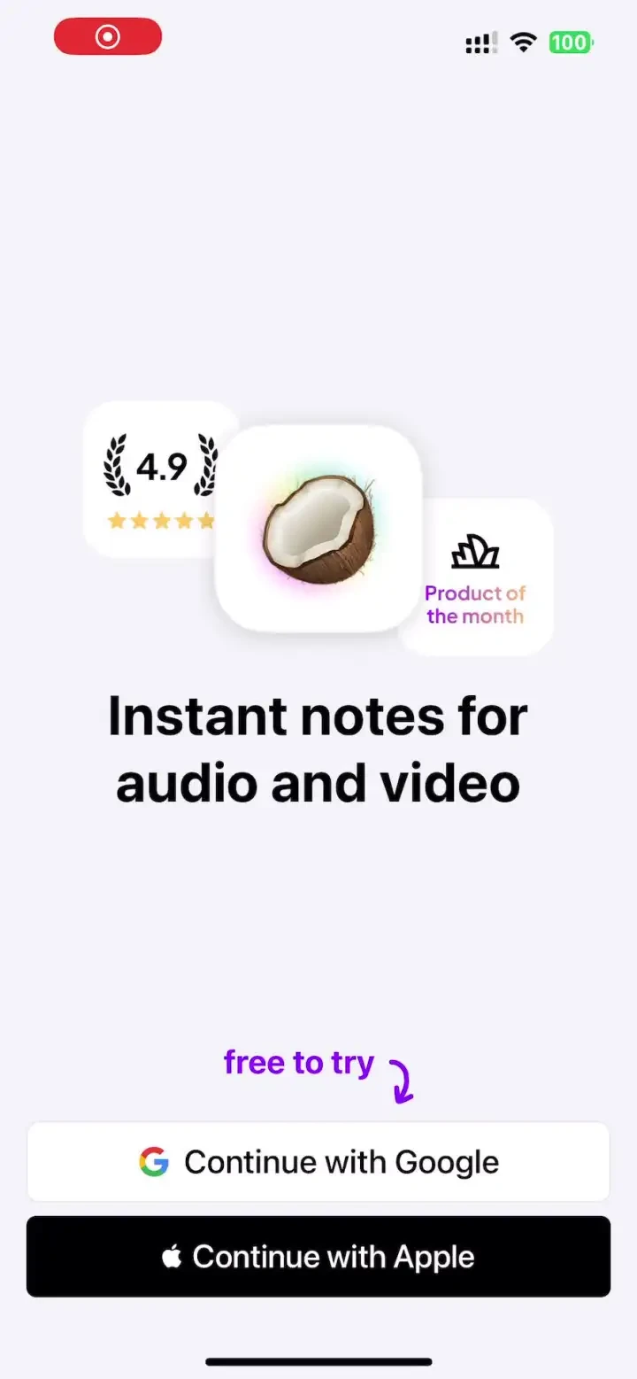 Coconote - AI Note Taker screenshot 4