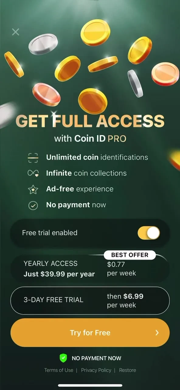 Coin ID: Coin Value Identifier screenshot 3
