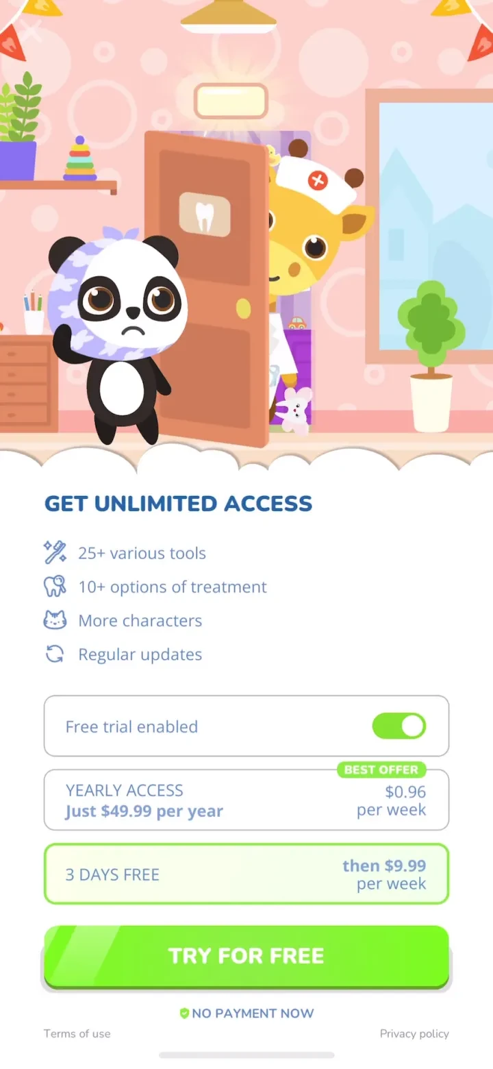 Dentist Baby Games for Kids screenshot 3