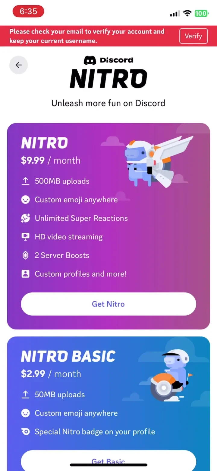 Discord - Talk, Play, Hang Out paywall screenshot