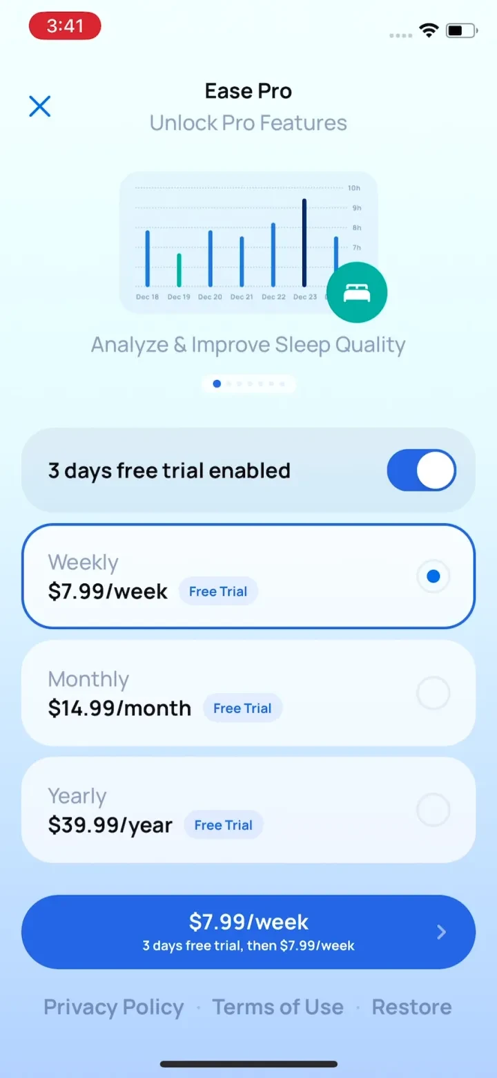 Ease - Body &amp; Mental Health screenshot 3