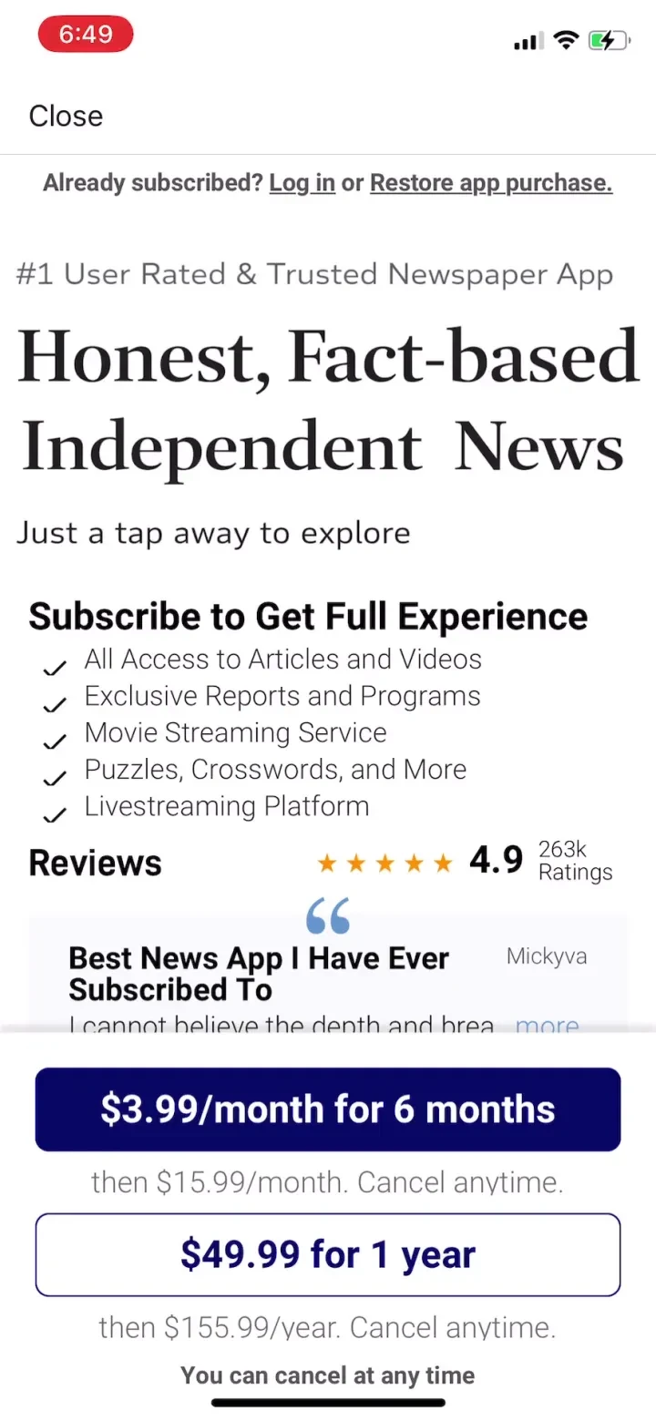 Epoch Times: Live &amp; Breaking screenshot 3