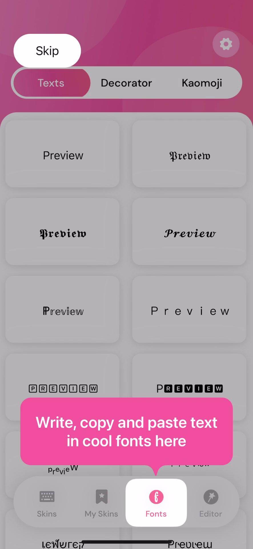 Fonts: Keyboard &amp; Font Art screenshot 11
