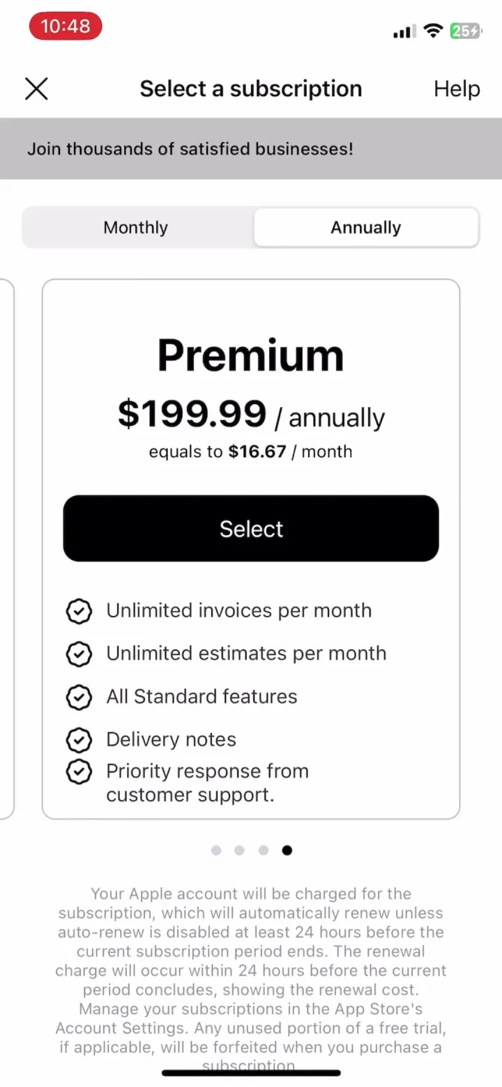 Freebie Invoice Maker screenshot 4