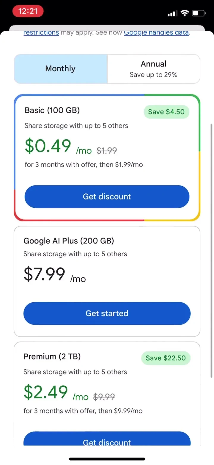 Google Drive screenshot 3