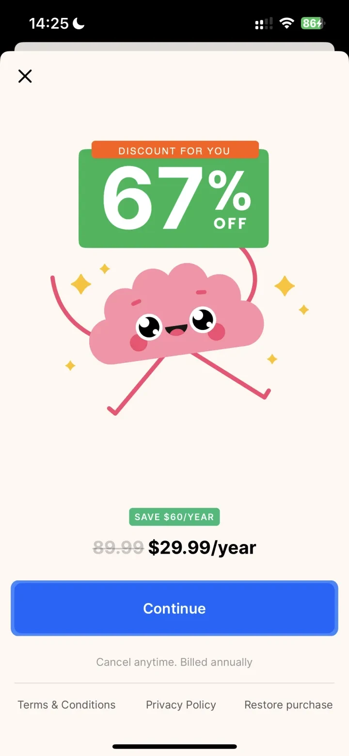 Headway - Daily Micro Learning paywall screenshot