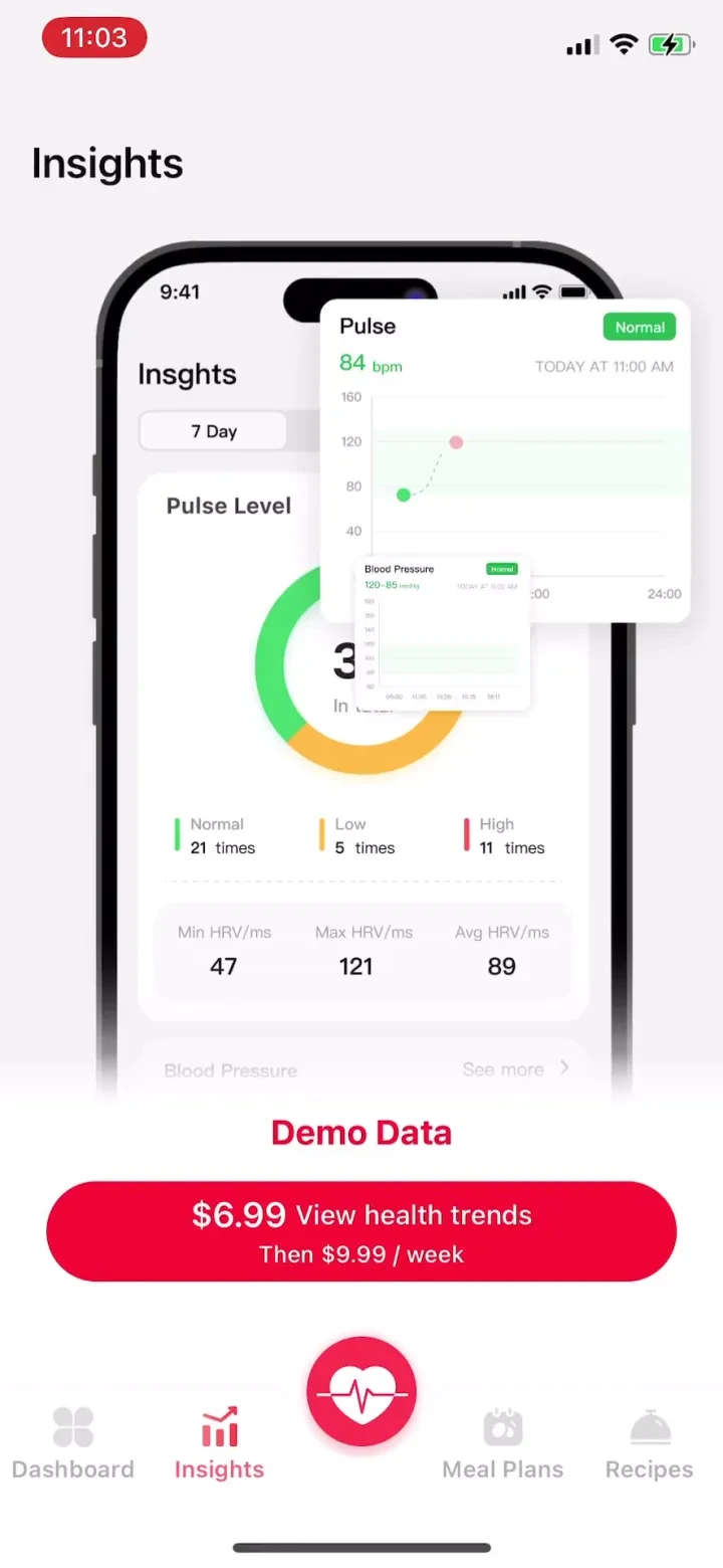HeartFit - BP Health Tracker screenshot 4