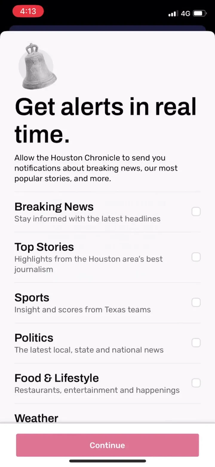 Houston Chronicle screenshot 4