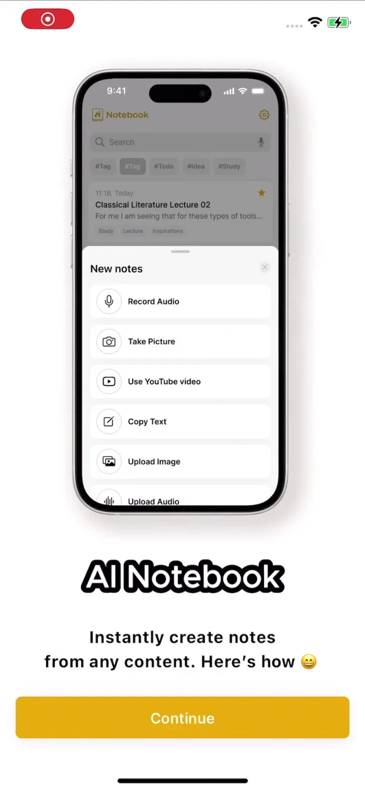 HyNote: AI Note Taker, Summary screenshot 4