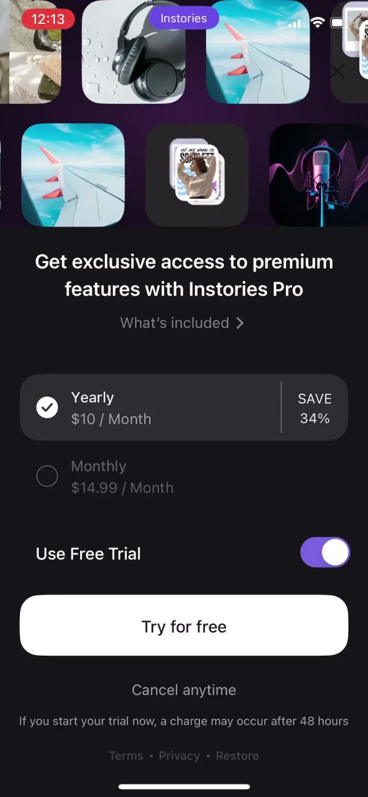 Instories: AI Photo &amp; Video screenshot 4