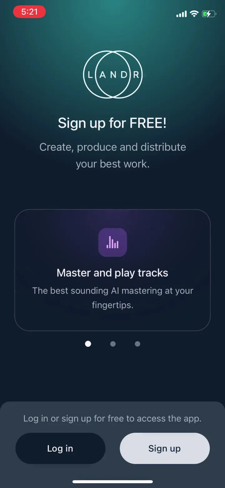 LANDR - For Music Makers screenshot 4