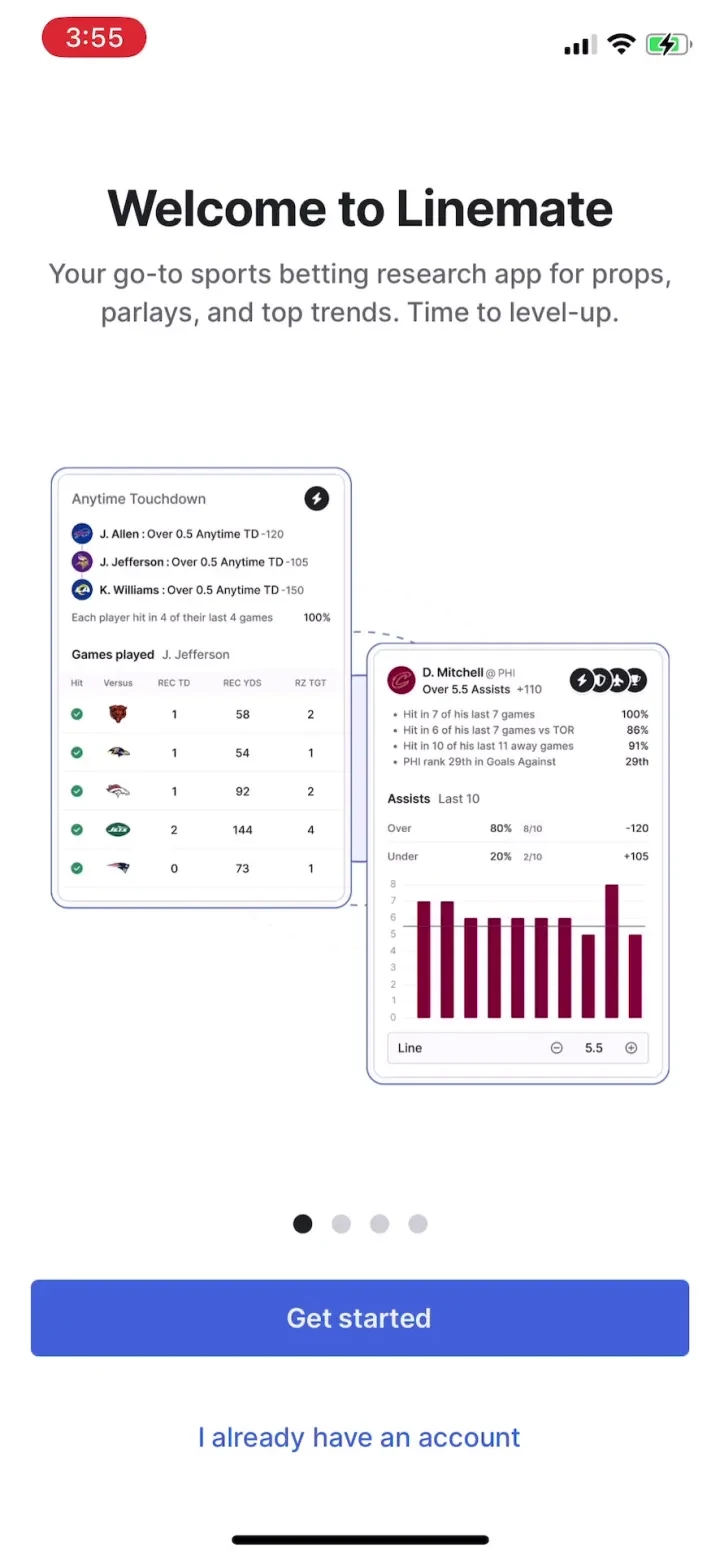 Linemate: Find Your Next Bet screenshot 4
