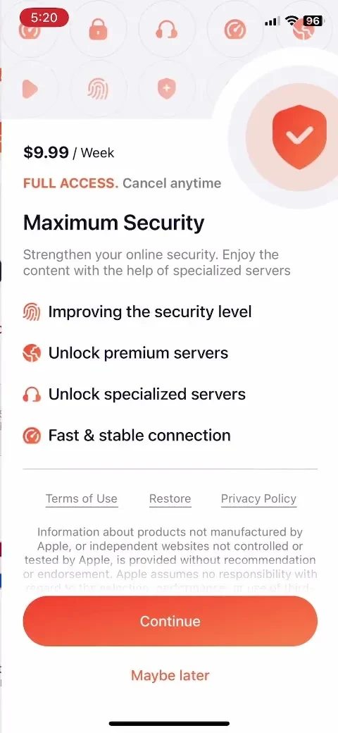 MaxProtection VPN PRO screenshot 3