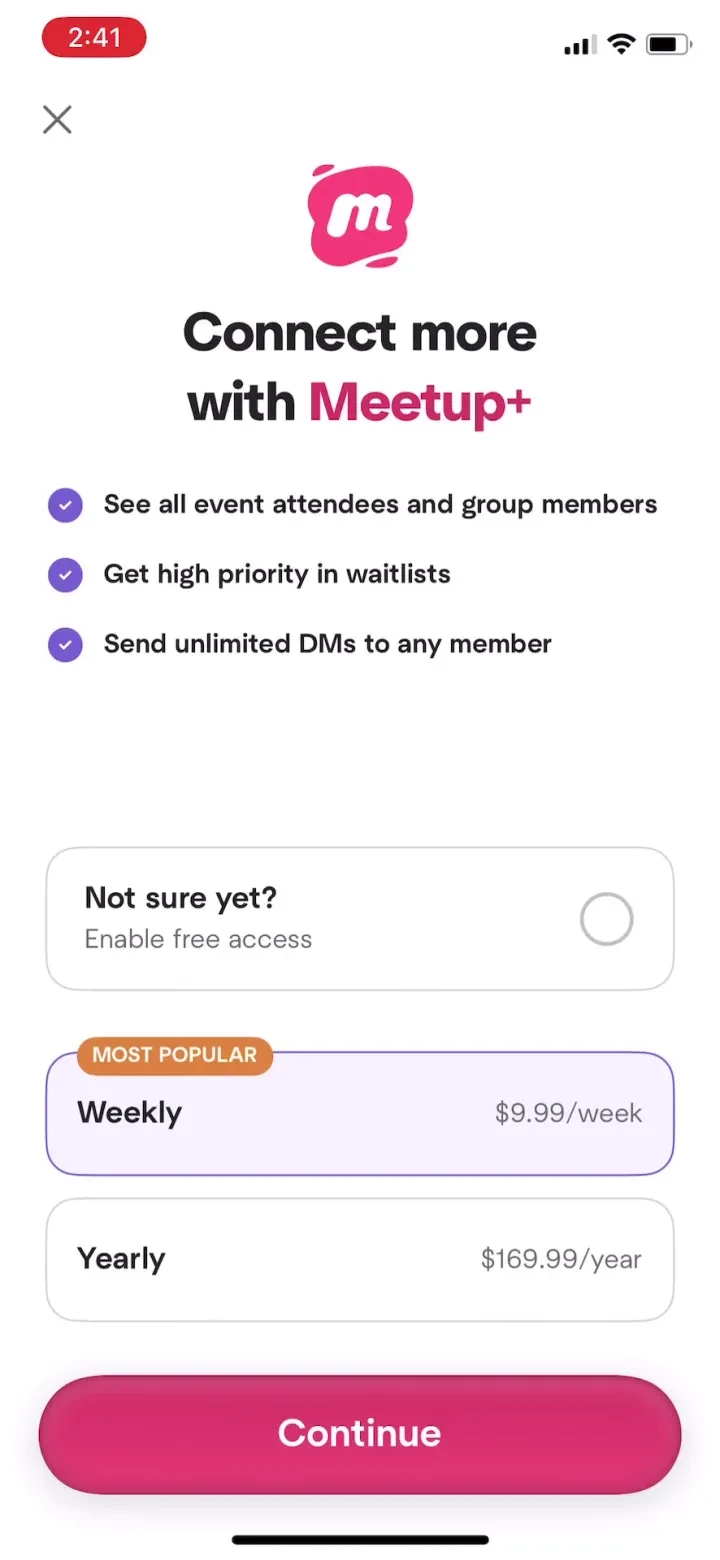 Meetup: Social Events &amp; Groups screenshot 3