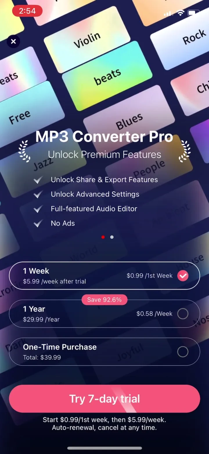 MP3 Converter : music editor screenshot 4