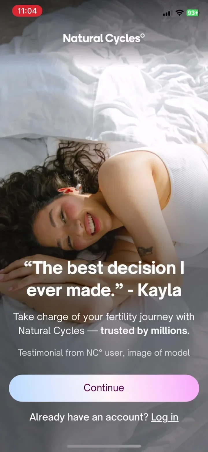 Natural Cycles Fertility App screenshot 3