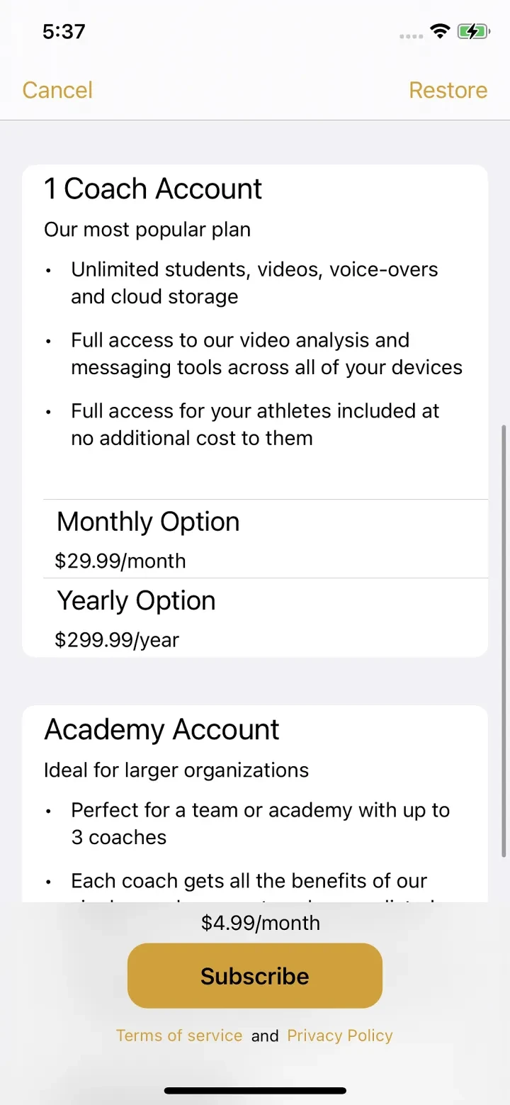 Onform: Video Analysis App screenshot 4