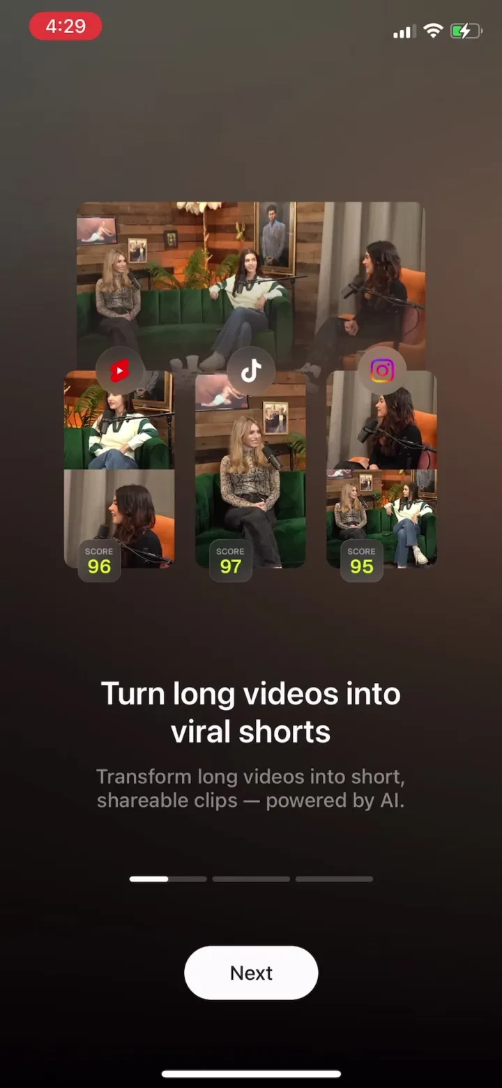 OpusClip - AI video clipping screenshot 4