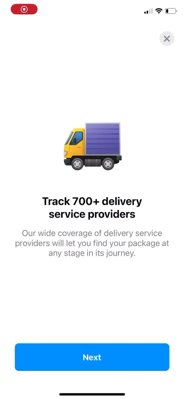 Package tracker: Parcels Hub screenshot 3