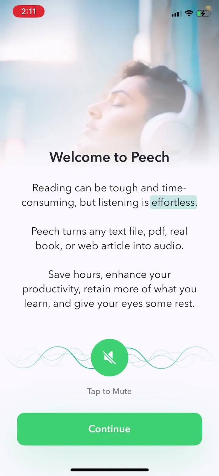 Peech: Text to Speech Reader screenshot 4