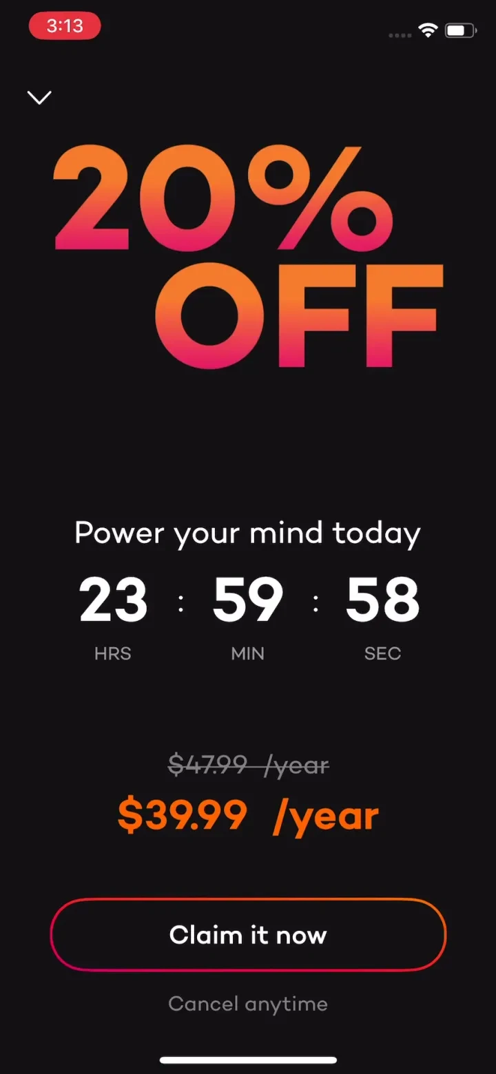 Peptalk: Daily Motivation paywall screenshot