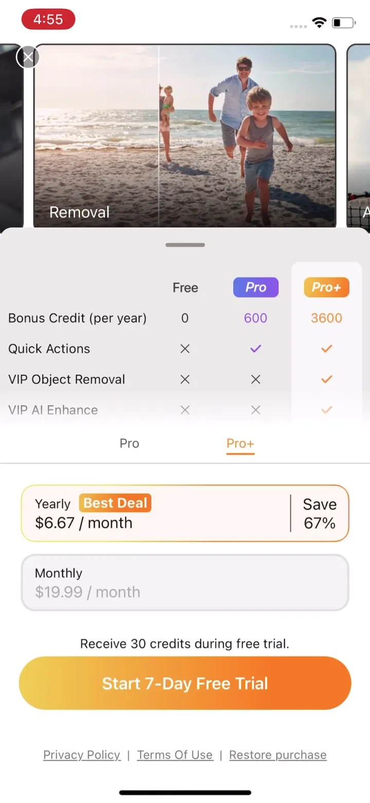 PhotoDirector: AI Photo Editor paywall screenshot