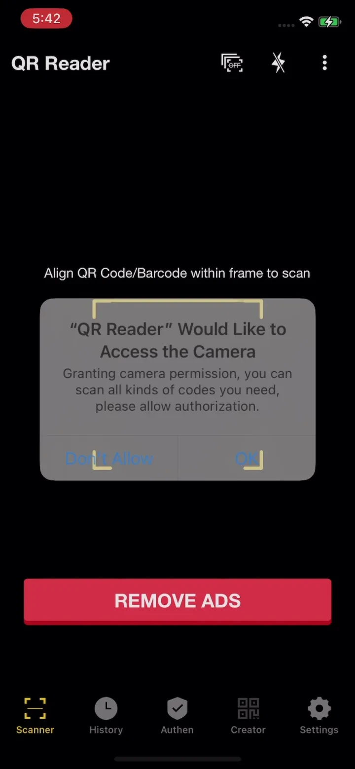 QR, Barcode Scanner for iPhone screenshot 4