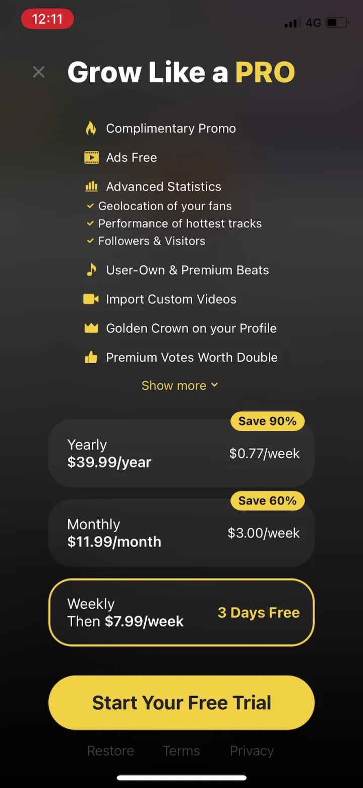 Rap Fame - Rap Music Studio screenshot 3