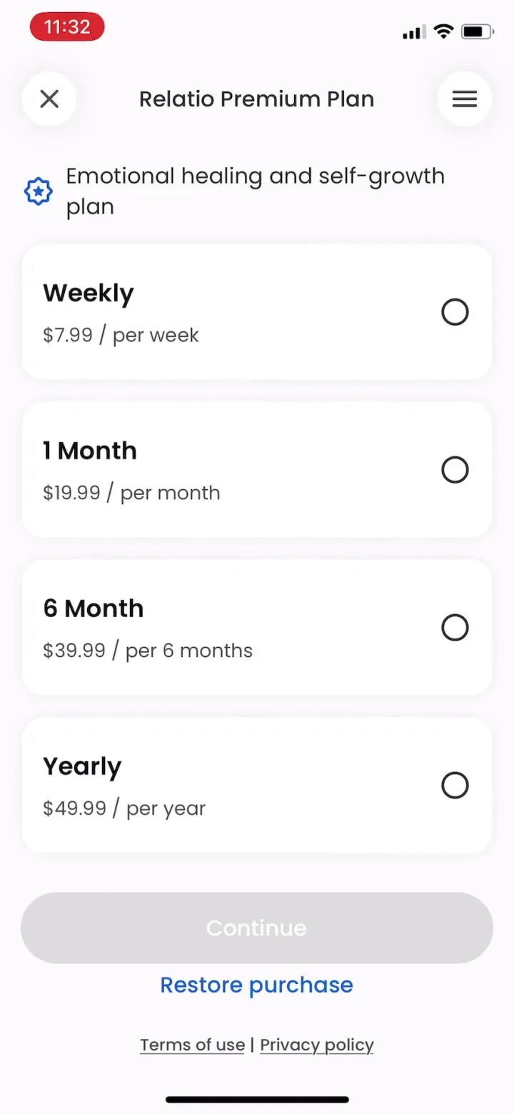 Relatio: Couples Relationship paywall screenshot