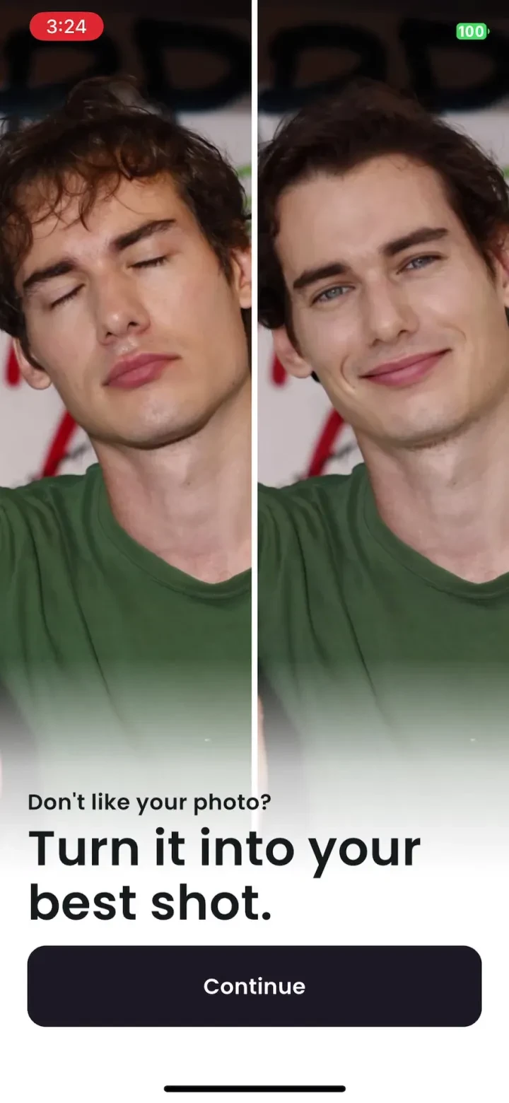 Retake AI Face &amp; Selfie Editor screenshot 4