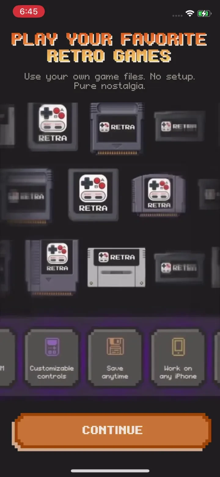 Retra - app console emulator screenshot 4