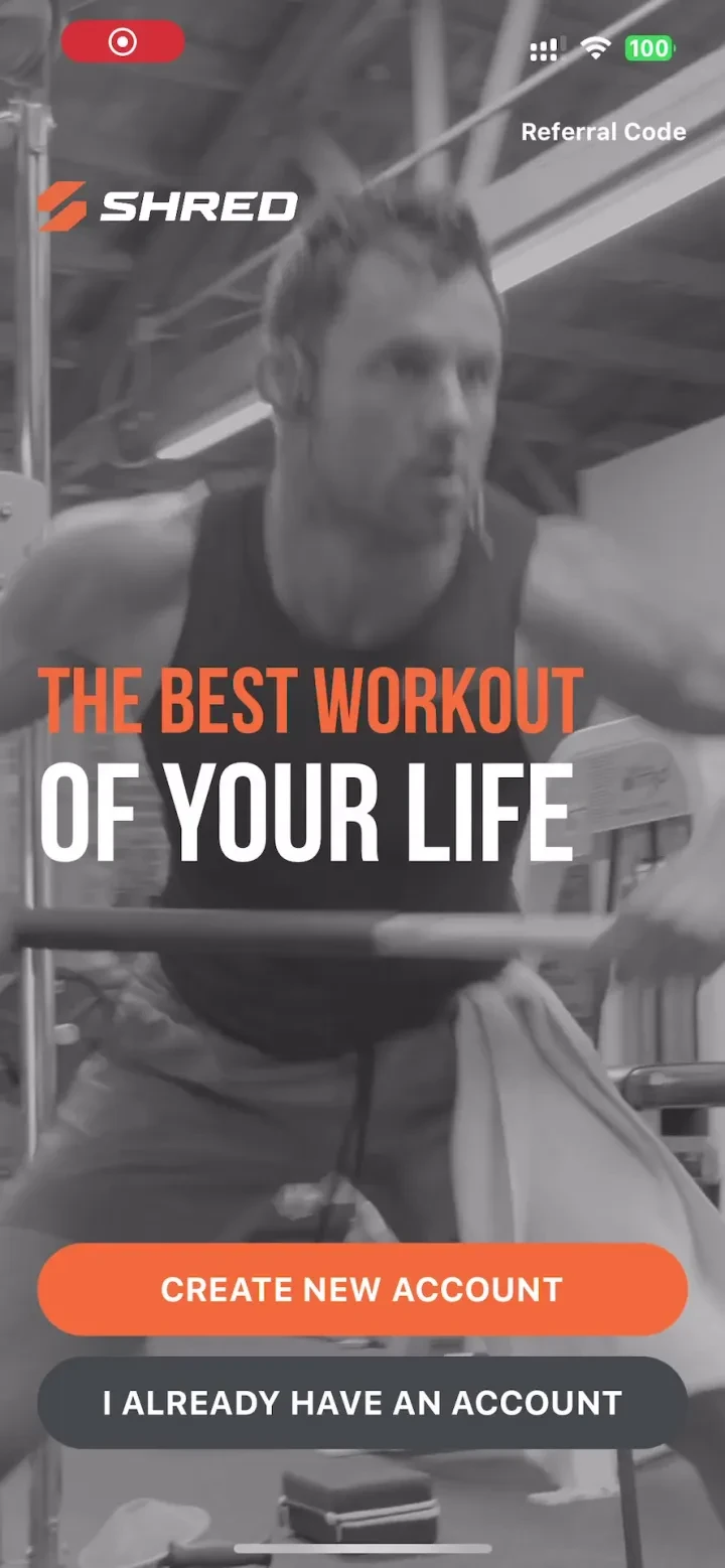 SHRED: Gym &amp; Home Workouts screenshot 4