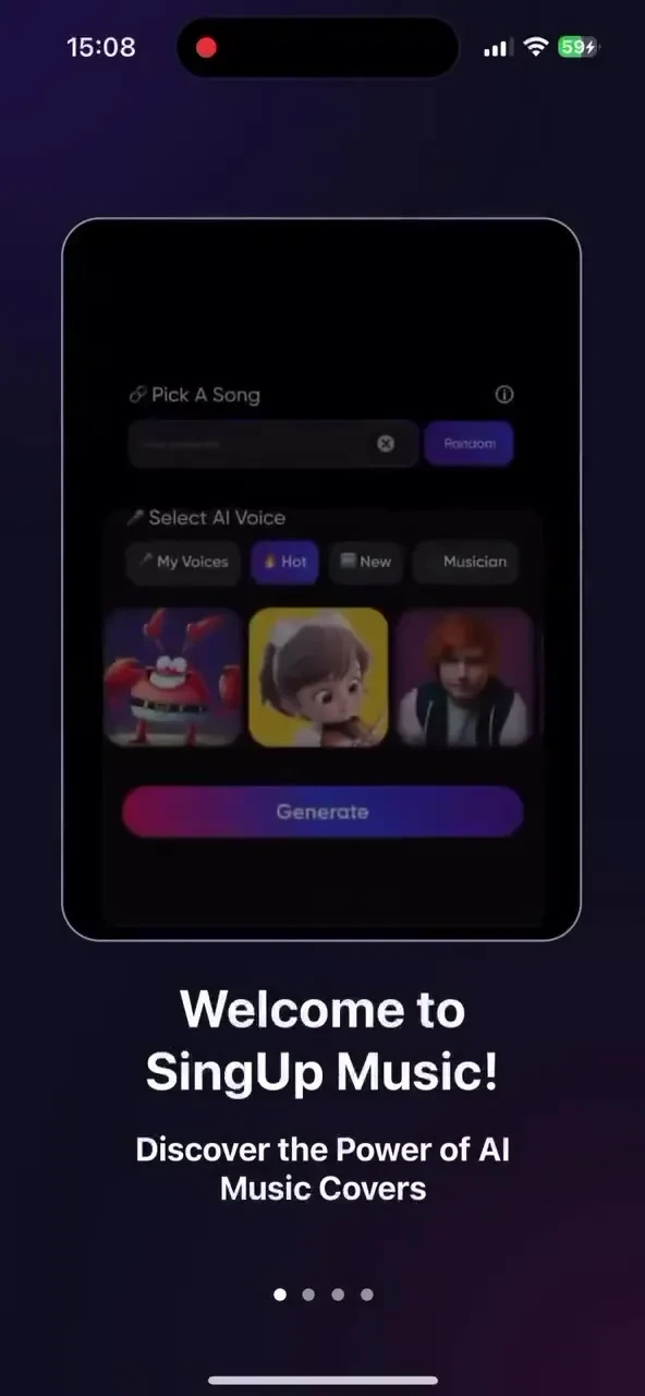 SingUp: AI Music Generator screenshot 3