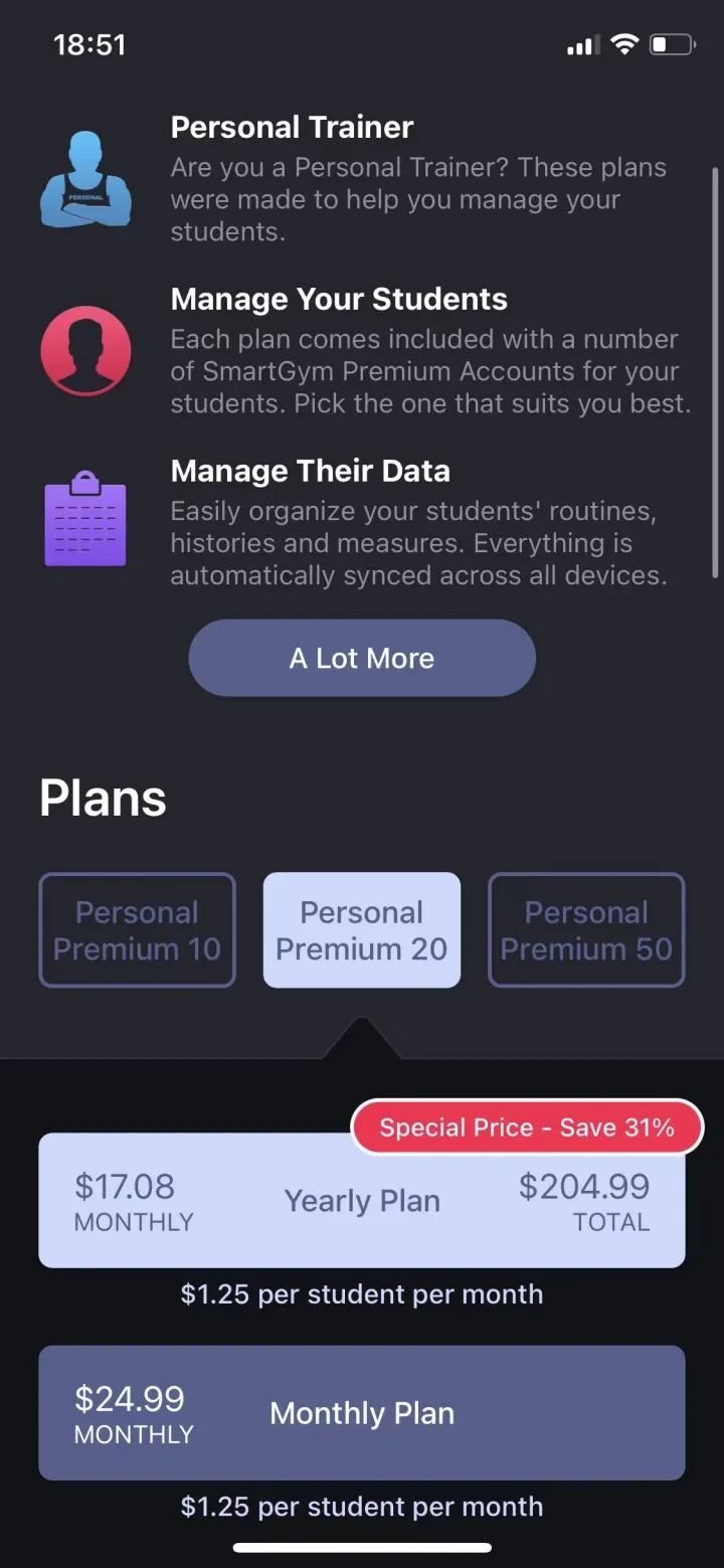 SmartGym: Gym &amp; Home Workouts screenshot 3