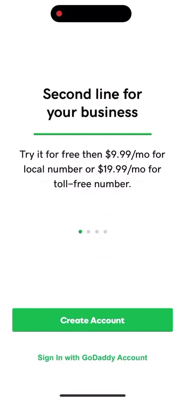 SmartLine Second Phone Number paywall screenshot