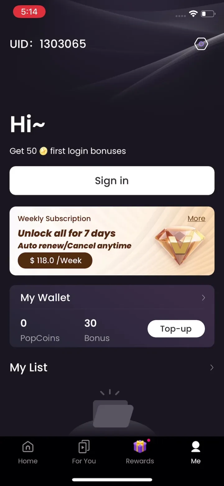 SnackShort paywall screenshot