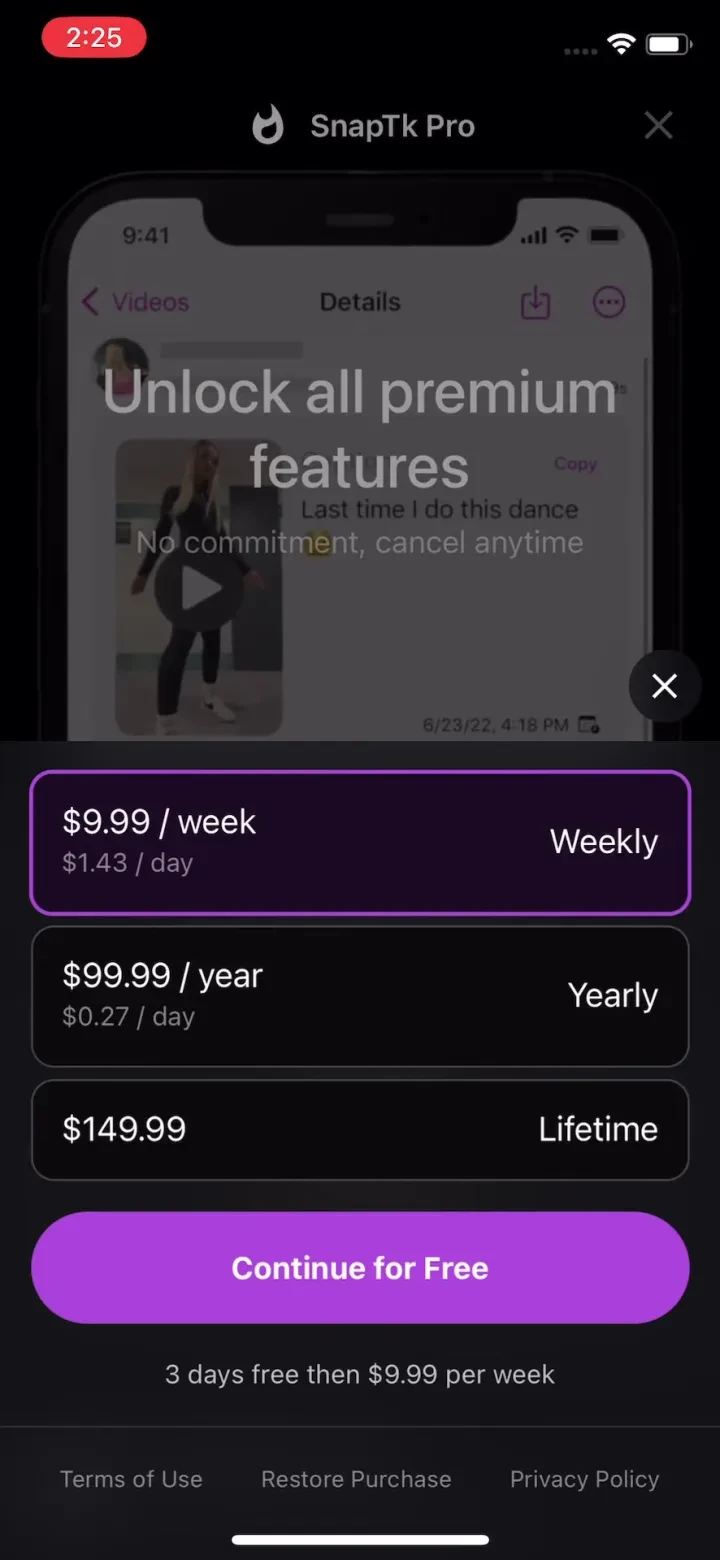 SnapTk Save Video from Links screenshot 3