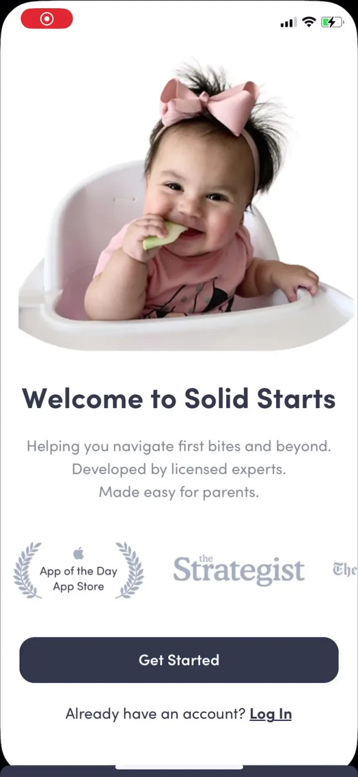 Solid Starts: Baby First Foods screenshot 4