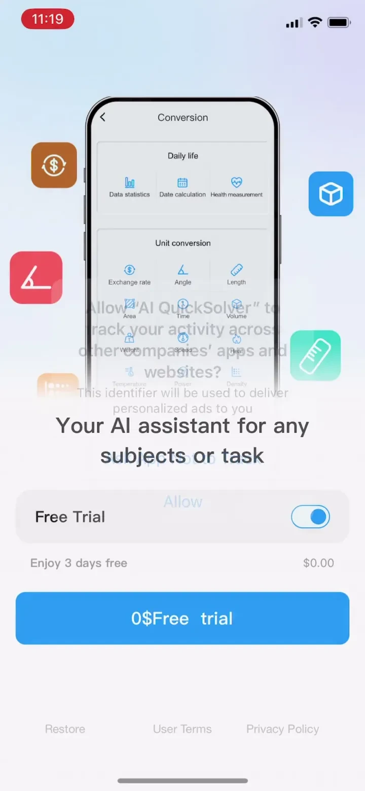 SolveLab AI - Smart & Fast paywall screenshot